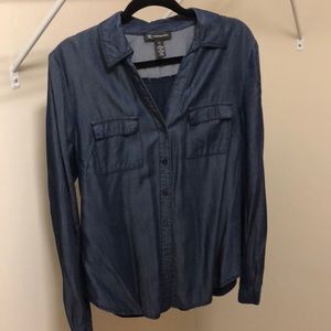Denim colored blouse